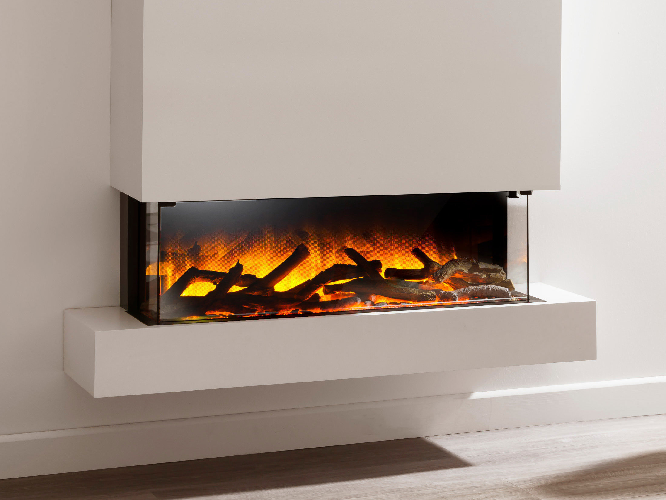 Iona modern fire choice of width